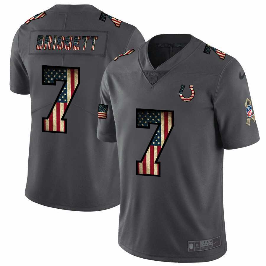 Nike Colts 7 Jacoby Brissett 2019 Salute To Service USA Flag Fashion Limited Jersey Dyin,We sell and wholesale Nike Colts 7 Jacoby Brissett 2019 Salute To Service USA Flag Fashion Limited Jersey Dyin on line form chian!